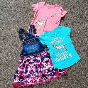 Lot of Unicorn tops and denim